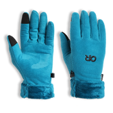 Women's Fuzzy Sensor Glove