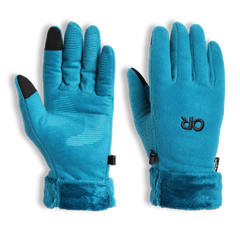Women's Fuzzy Sensor Glove
