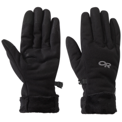Women's Fuzzy Sensor Glove